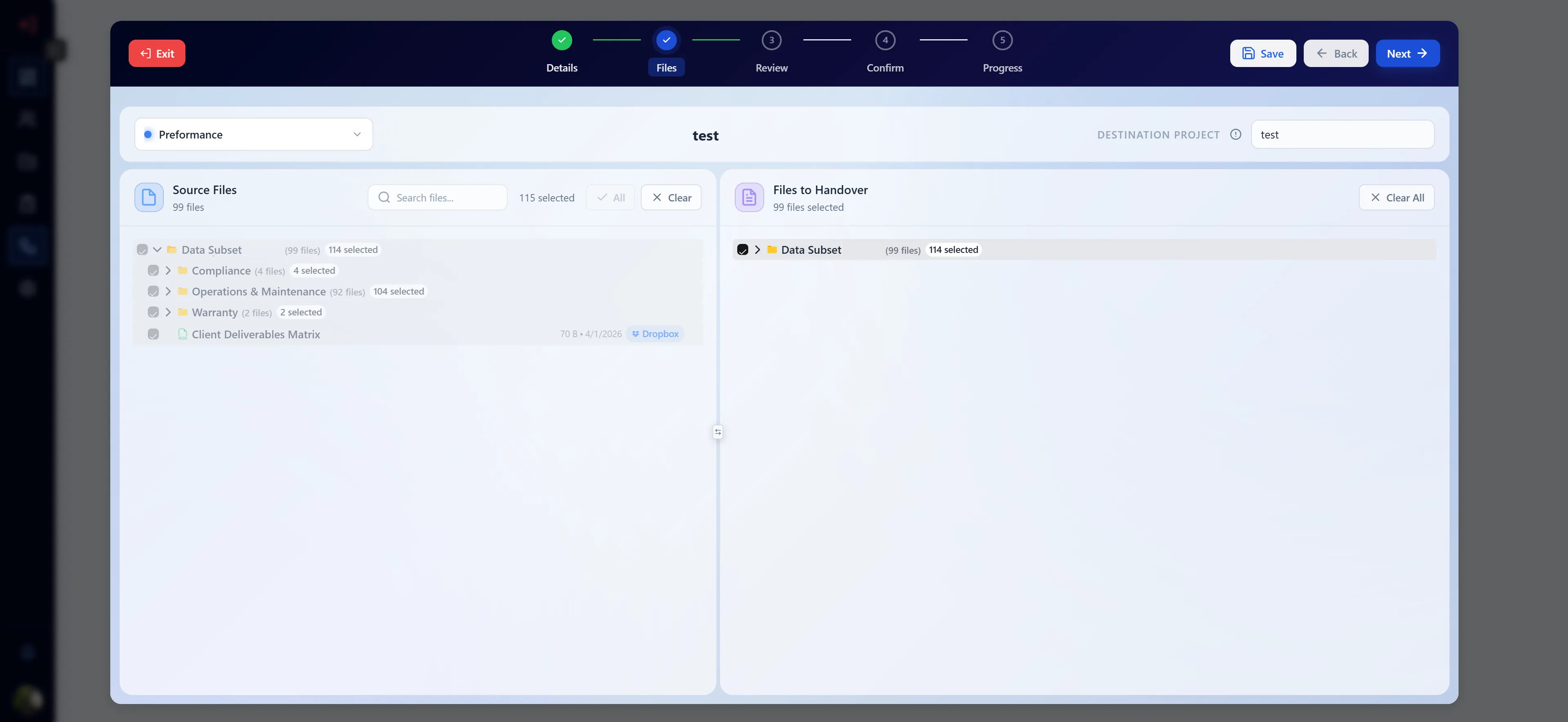 Step 2 — File Selection