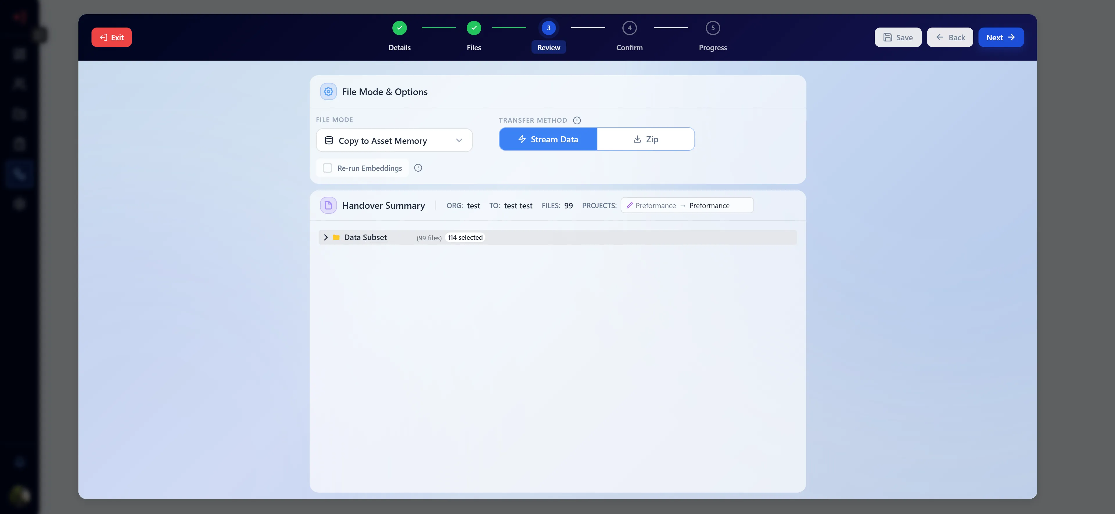 Step 3 — File Mode & Options